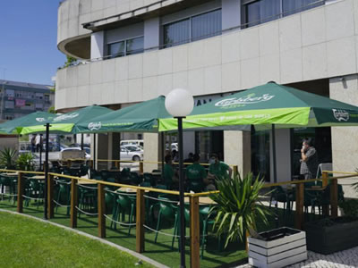 Carlsberg Outdoor Bar Umbrella