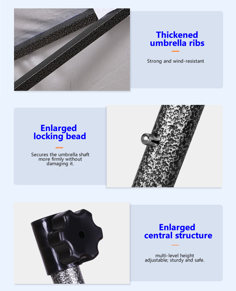 Square umbrella details