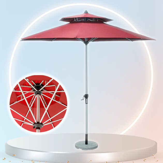 Double Layer Garden Umbrella