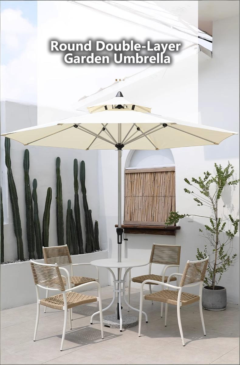 Double Layer Garden Umbrella
