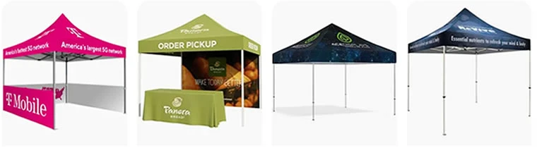 custom commercial advertising tent