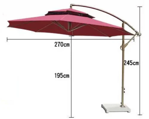 Round Offset Patio Umbrella